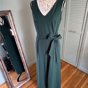 Calvin Klein Dark Green Sleeveless Jumpsuit